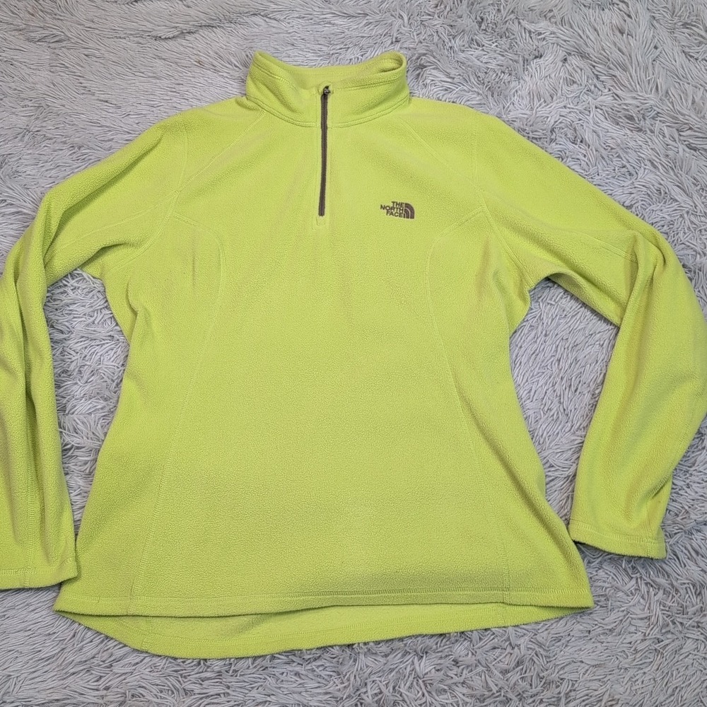 The North Face Sweatshirt Womens L‎ Green Fleece Gorpcore Cozy Soft Polartec